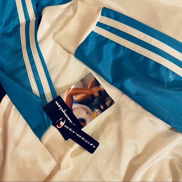 BRAND NWT* Champion stretch 3STRIPE track JACKET - Picture 8 of 14